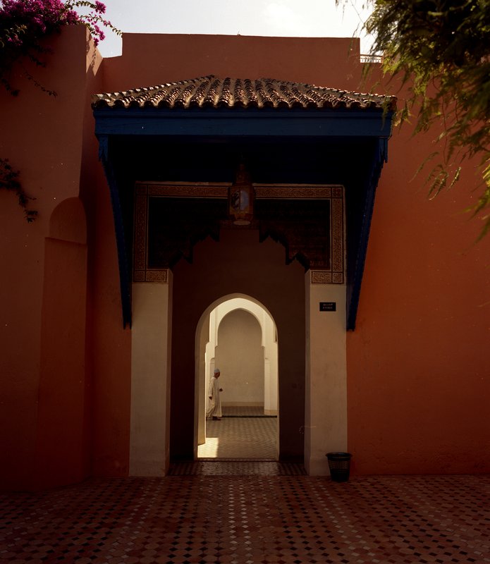 馬拉喀什的皇宮宮殿，是唯一供民眾參觀的皇宮。<br/>