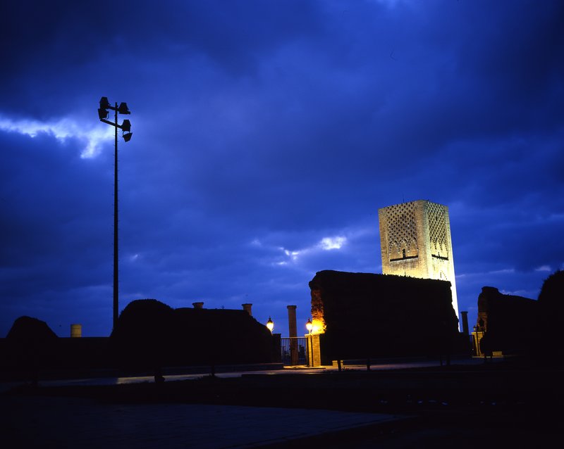 拉巴特Rabat<br>哈山塔Hassan tower。<br/>