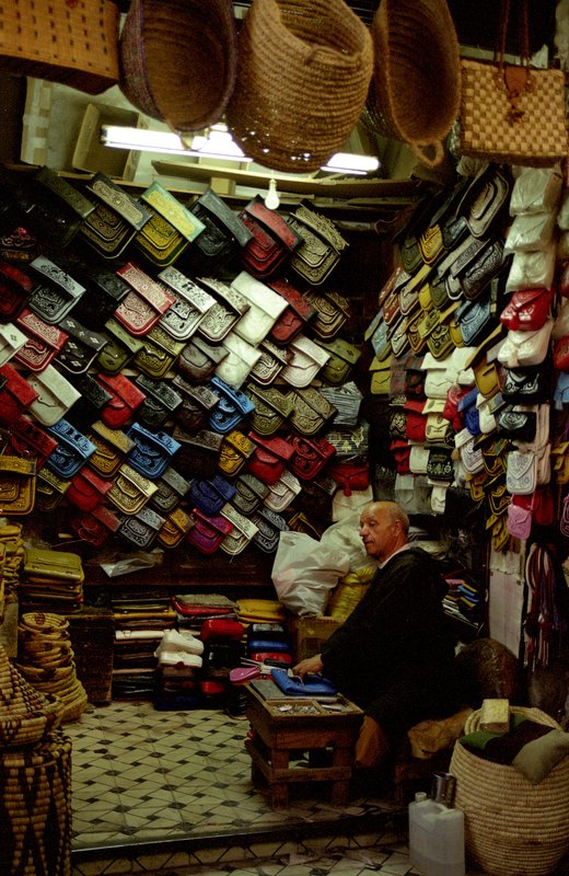 馬拉喀什 Marrakech<br>馬拉喀什的皮件在摩洛哥是很有名的。<br/>