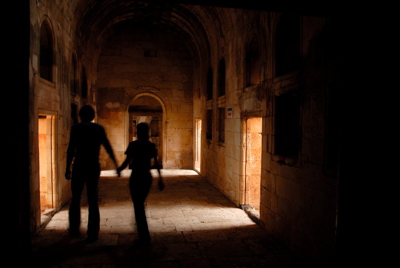 Ishak Pasa Palace 伊士哈克．帕夏宮<br>一對戀人上演後宮私會的戲碼。<br/>