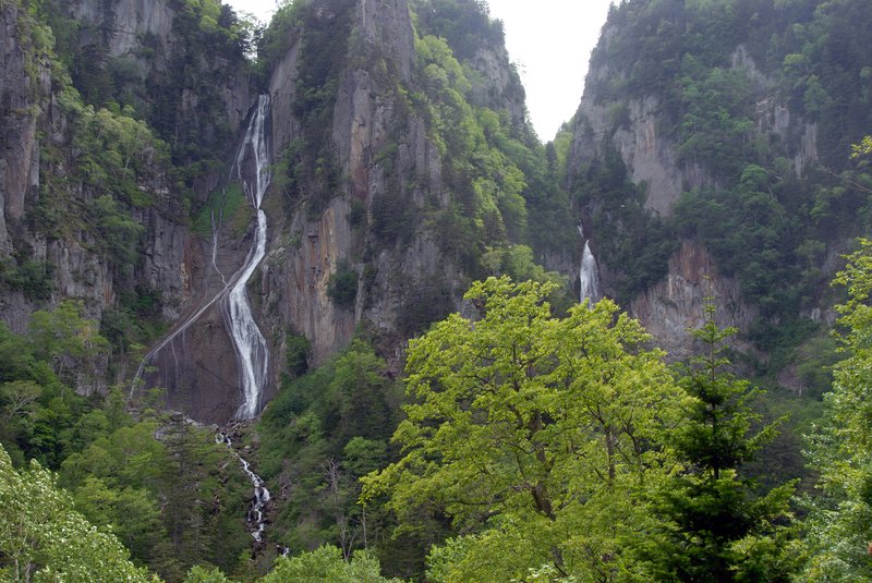 北海道 層雲峽<br>銀河、流星瀑布。<br/>