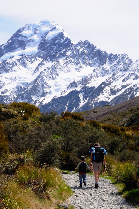 Mt. Cook 庫克山<br>媽媽帶我去爬山！<br/>