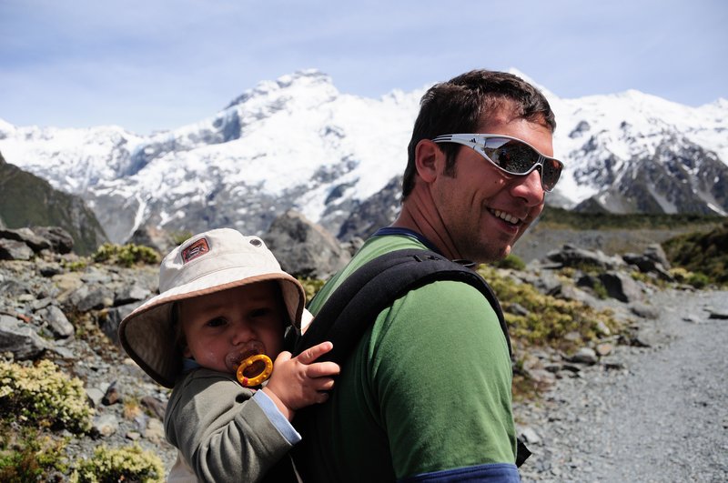 Mt. Cook 庫克山區<br>爸爸帶我去爬山！<br/>