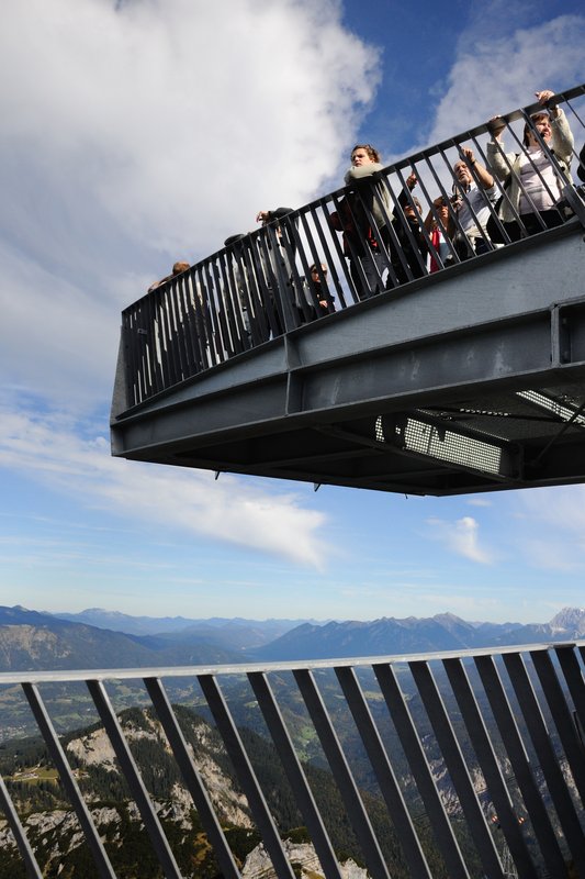 楚格峰山區 Zugspitze<br>慕名而來的AlpspiX觀景台，規模不大有點受騙的感覺。<br/>