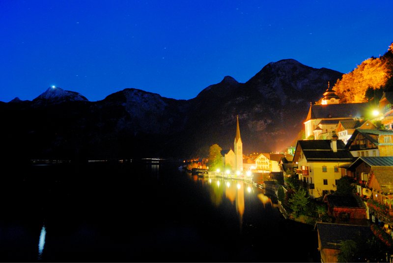 哈修塔特 Hallstatt<br>這個號稱看哈修塔特最漂亮的點，我在這裡渡過兩個夜晚與一個清晨。<br/>