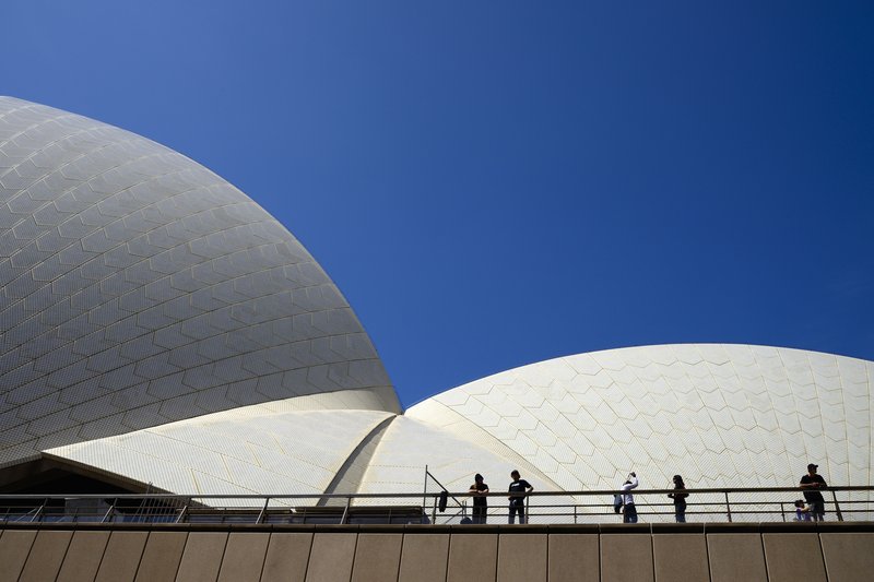 Sydney 雪梨<br>僅僅雪梨歌劇院一隅，就令人驚艷。