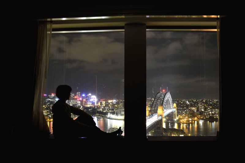 Sydney 雪梨<br>這樣的夜景，夫復何求。