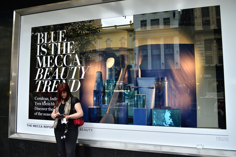 Melbourne 墨爾本<br>墨爾本的街道櫥窗，吸引我的目光。