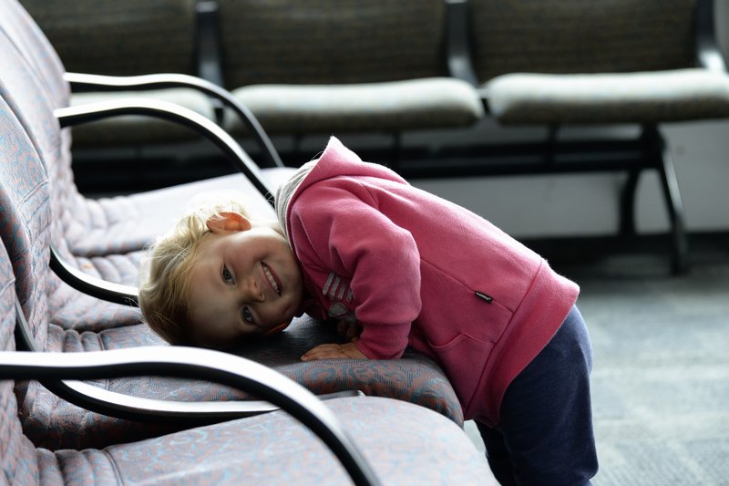 Melbourne 墨爾本<br>墨爾本機場，等候飛機前往赫巴特，一位年輕的金髮美女，一直對我拋媚眼。