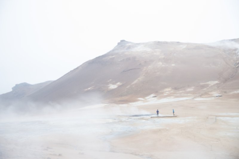 米湖Myvatn<br>米湖Myvatn地熱區，到處熱氣騰騰。