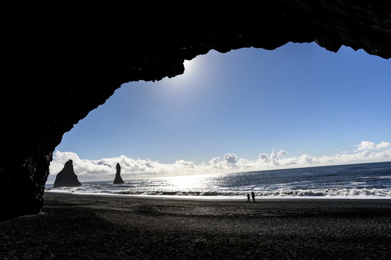 維克vik<br>Vik的天然地標－海中奇岩