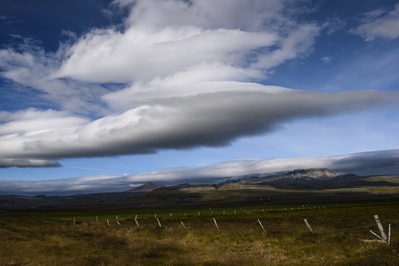Snaefellsnes半島<br>天氣多變但一直下雨不斷的冰島，這樣的天氣算是不錯。