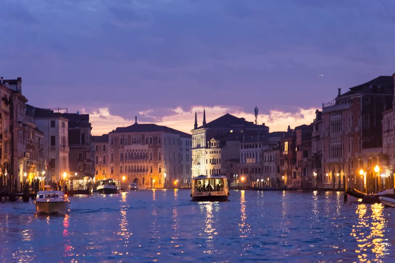威尼斯的夕陽